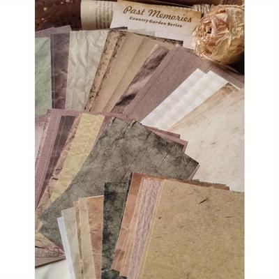 60 шт. Декоративная крафт-бумага смешанных узоров Снова в школу