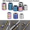 Alloy/Stainless Steel Camping EDC Gadgets TC4 Knife Beads Paracord Rope Pendant Ropes Lanyard