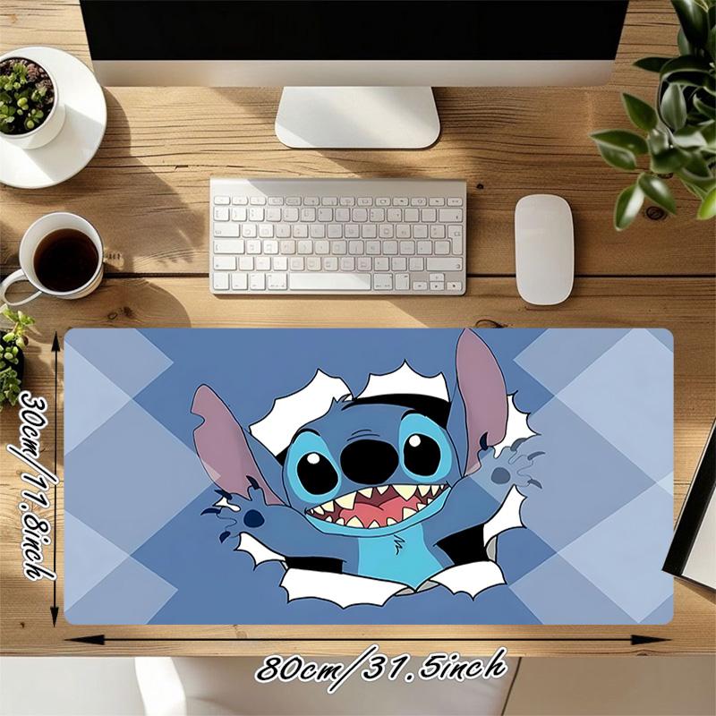 Stitch Break Xl Gaming Mouse Pad Nonslip Rubber Base Stitched Edge Waterproof Desk Mat For Pc Laptop Gamer Office Computer Accessories C92760