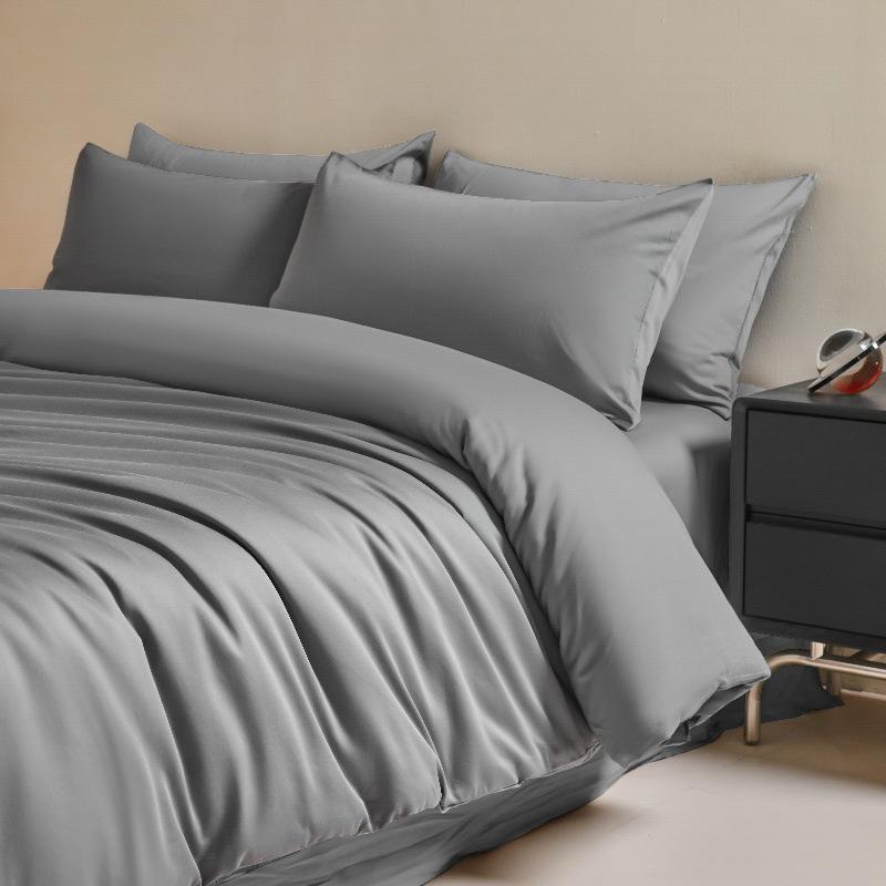 Four-Piece Premium Xinjiang Long-Staple Cotton Bed Set: 100% Pure Cotton Duvet Cover, Sheet, and Fitted Sheet - Nantong Home Textiles