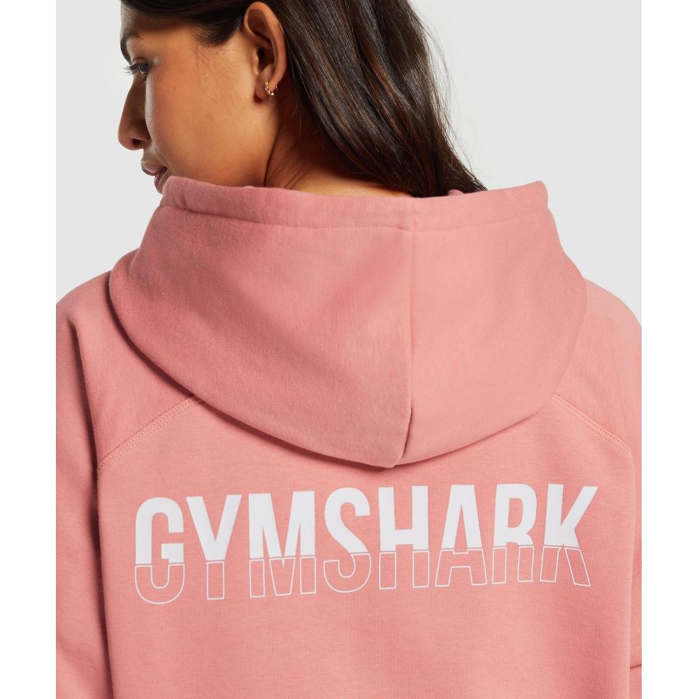 Gymshark Fraction Hoodie Classic Pink B3c9i Kb02
