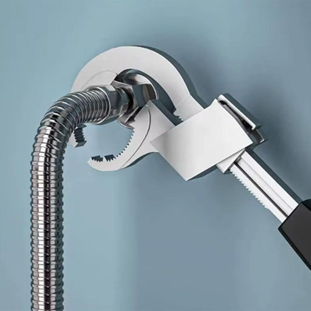 80mm Large Opening Adjustable Faucet Wrench Sink Plumbers Wrench Bathroom Plumbing Faucet