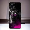 Лев Медведь Кошка Крутой Для Xiaomi Redmi Note 15 14 13 12 12S 11E 11 11S Pro Plus 4G 5G Черный Мягкий ТПУ Чехол для Телефона