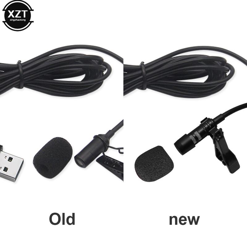 New Portable Laptop Microphone USB Omni-directional Stereo Microphone Live Streaming Recording Microphone