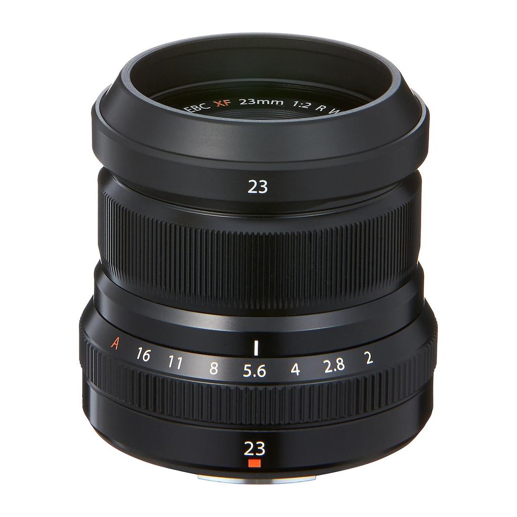 Fujifilm interchangeable Fujinon fixed focal 23mm aperture F XF23MMF2 R WR B X-series lens, series, length, semi-wide-angle, compact, F2, dustproof,