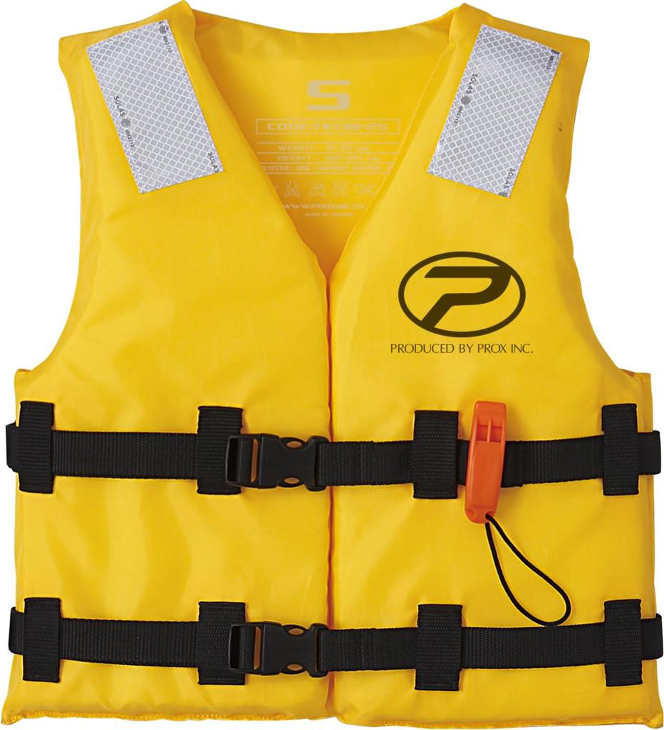 Prox Small Boat Life Jacket Yellow (Type Approved), Children's, Small,