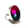 Bi-Color Tourmaline Handmade 925 Sterling Silver Ring Size 9.5 j2Q99