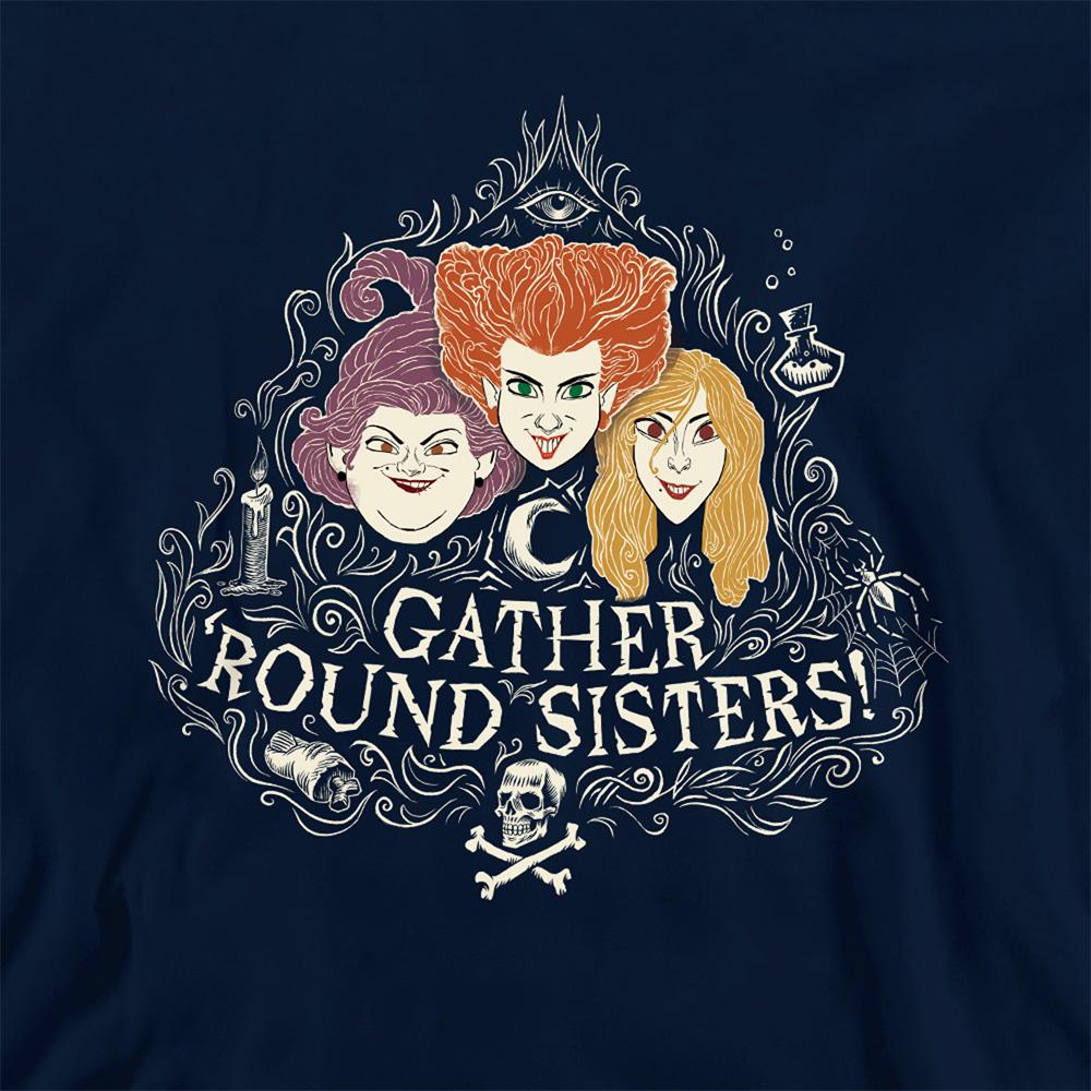Hocus Pocus Childrens/Kids Gather Round Sisters Hoodie