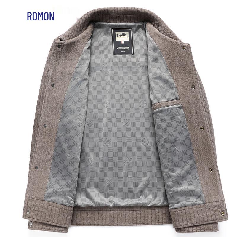 Romone Men's Business Casual Lapel Jacket