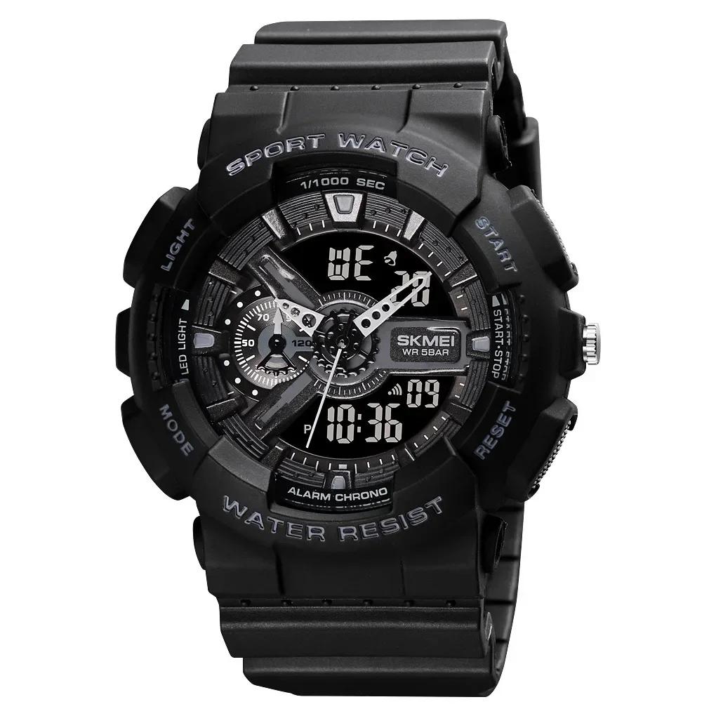 SKMEI Digital Watch for Men Shockproof Sport Waterproof LED Dual Display Mens Wristwatches Chrono Alarm Clock Reloj Hombre 1688