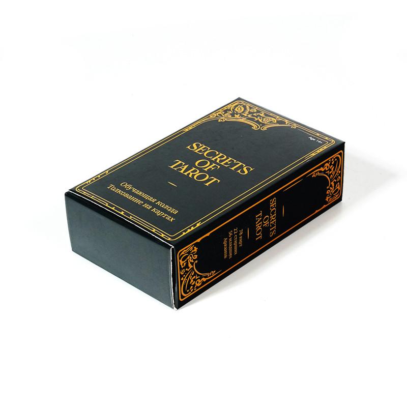 Russian Tarot: Tapo Tarot Card Oracle Card Fate Divination Prophecy Card Family Party Game Tarot Card Deck Brochure Guide