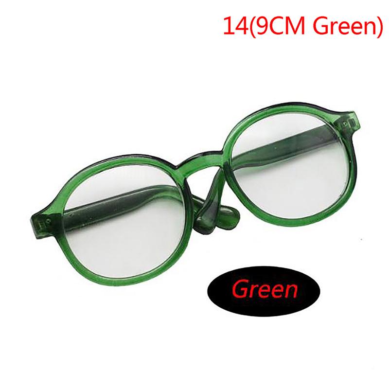 Plush Doll Glasses Accessory Round Frame 6.5/9.5Cm Eyewear Clear Lens