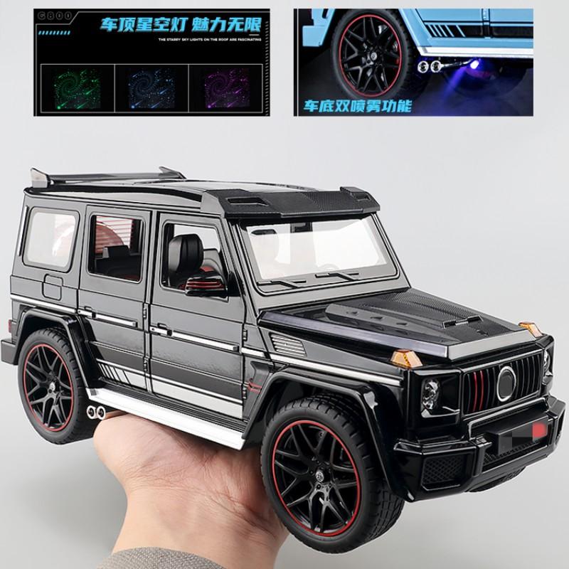 1/18 G800 Внедорожник Модель автомобиля из сплава Литая металлическая модель автомобиля Звук и свет Симуляция Детская игрушка Подарки Коллекционные предметы