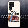 Чехол для телефона группы Foo Fighters для Samsung S25 Edge Ultra S23 S22 S21 S20 Ultra Plus S24 Fe A54 A53 A25 Стеклянная крышка