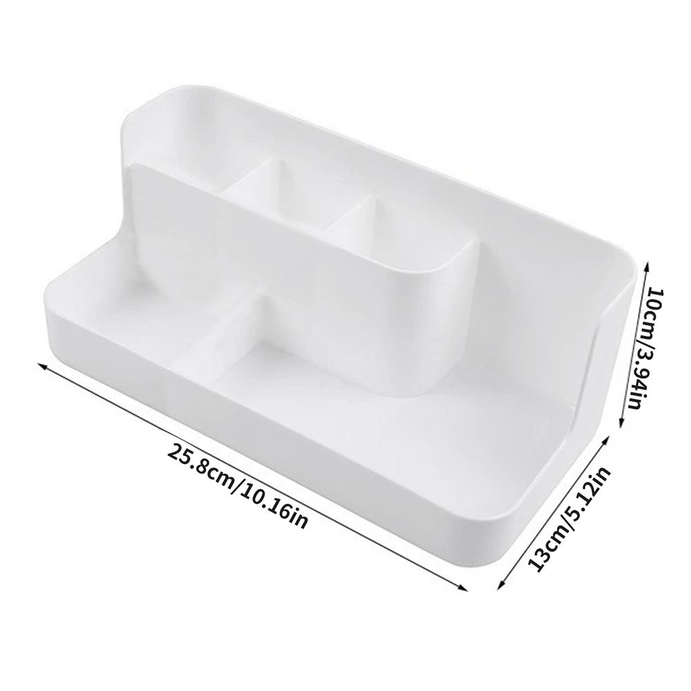 Органайзер для макияжа, косметический ящик для хранения для ванной комнаты, офиса, рабочего стола для кистей, лосьонов, губной помады, контейнер для лака для ногтей