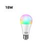 Tuya WiFi Smart LED Bulb Light E27 12W 15W 18W RGB CW Dimmable Led Lamp Управление через приложение Работает с Alexa Google Home Assistant