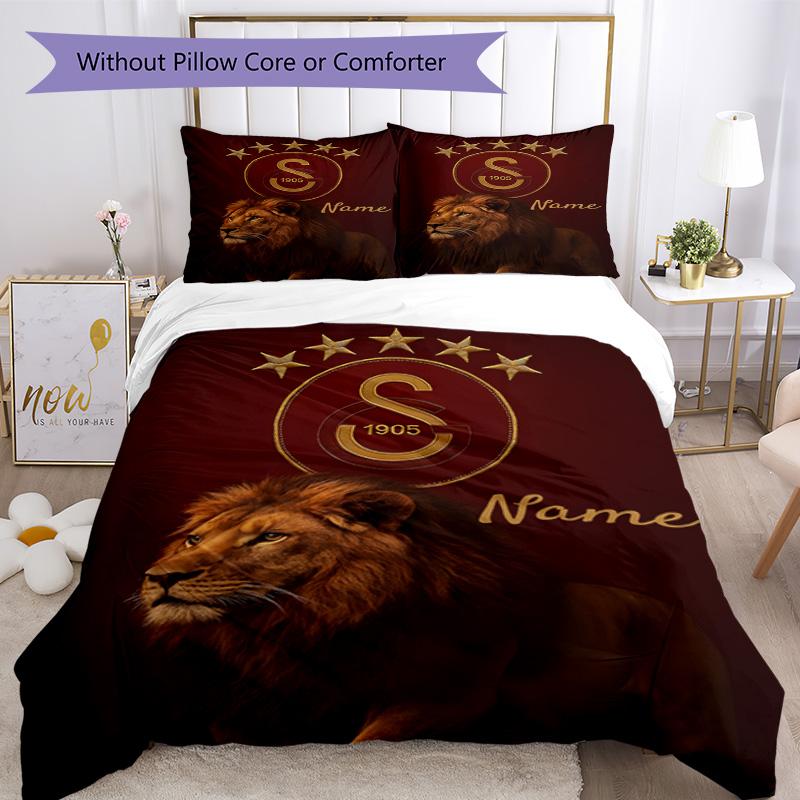 Galatasaray Pride Loyalty Customize your name Bedding Set Breathable Duvet Cover with Pillowcases Home Decoration Birthday Gift