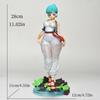 28cm/11in Anime Dragon Ball Z Figure Bulma Action Figure DBZ Statue Collectible Model Toys Gift