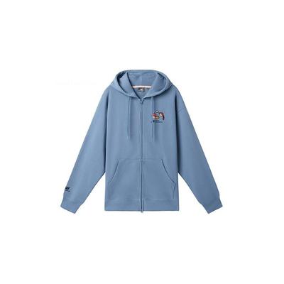 New Balance Куртки Унисекс Синие С капюшоном Умеренные Другие MDA47013-BL