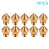Aibecy 10pcs 3D Printer Extruder Brass Nozzle 0.4mm Printer Hotend Compatible with CR10S Pro 3D