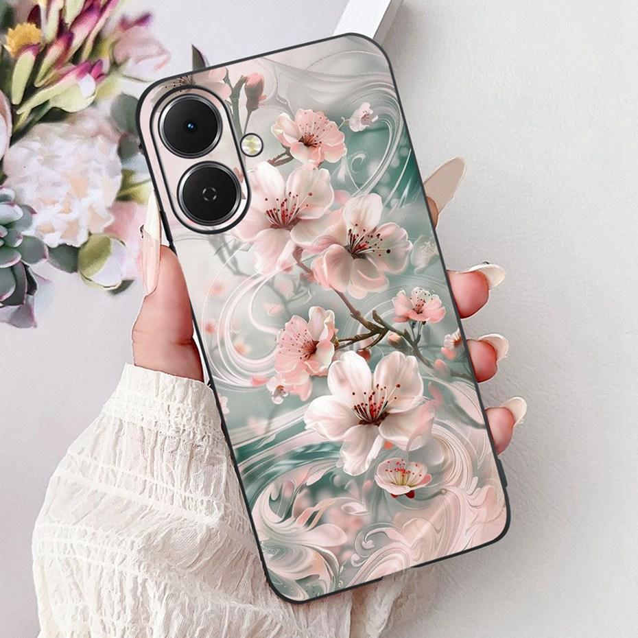 Cute Painting Phone Case For Tecno Spark Go 2 2025 Soft Silicone TPU Back Cover For Tecno Spark Go2 KM4 Cases Bumpers
