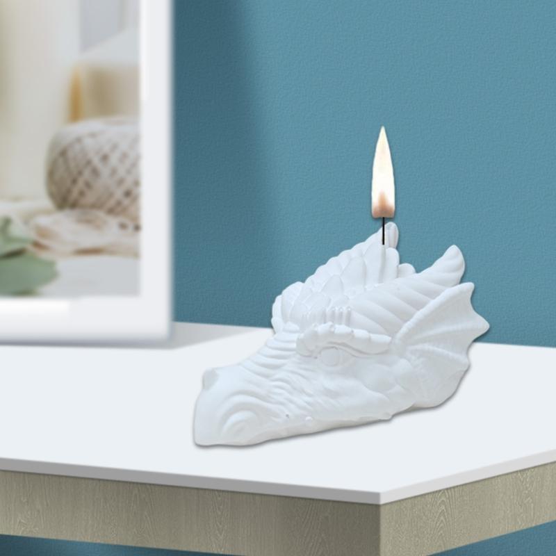 Силиконовые формы для свечей «Голова дракона», силиконовые формы из эпоксидной смолы для декора свечей, мыла, гипса, силиконовые формы для гипса