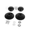 2Pcs Black Kitchen Cookware Saucepan Kettle Lid Replacement Knobs Cover Holding Handles New