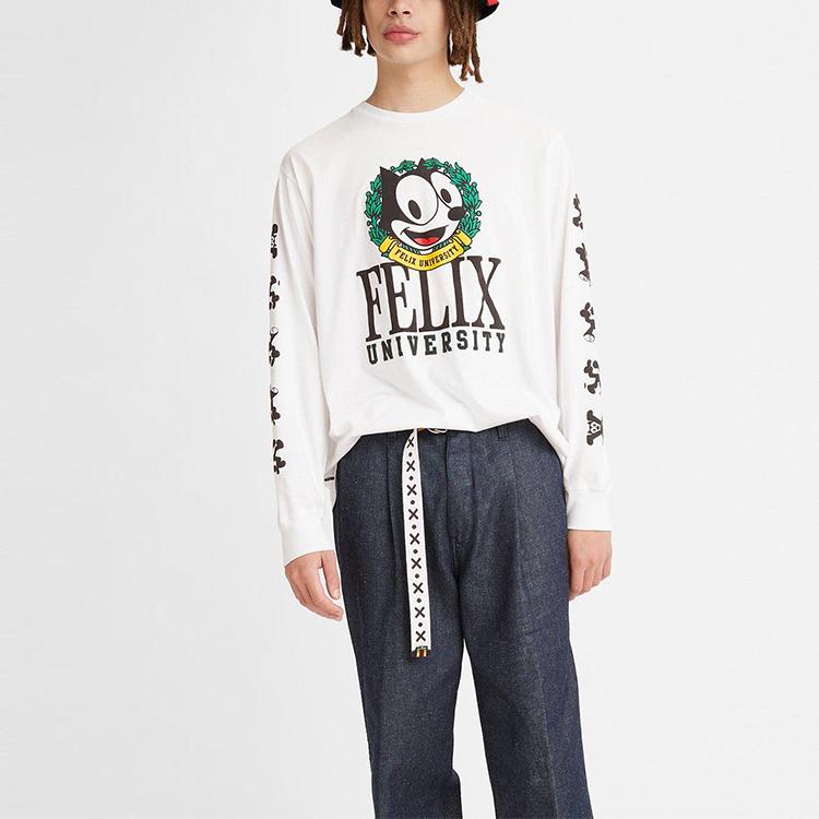 Levi's x Felix The Cat Sweatshirt Men's White A1249-0000
