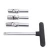 Glow Plug Socket Tool Set 3 8in Dr T Bar 8mm 10mm 12mm Broken Glow Plug Removal Tool For Automotive Repair