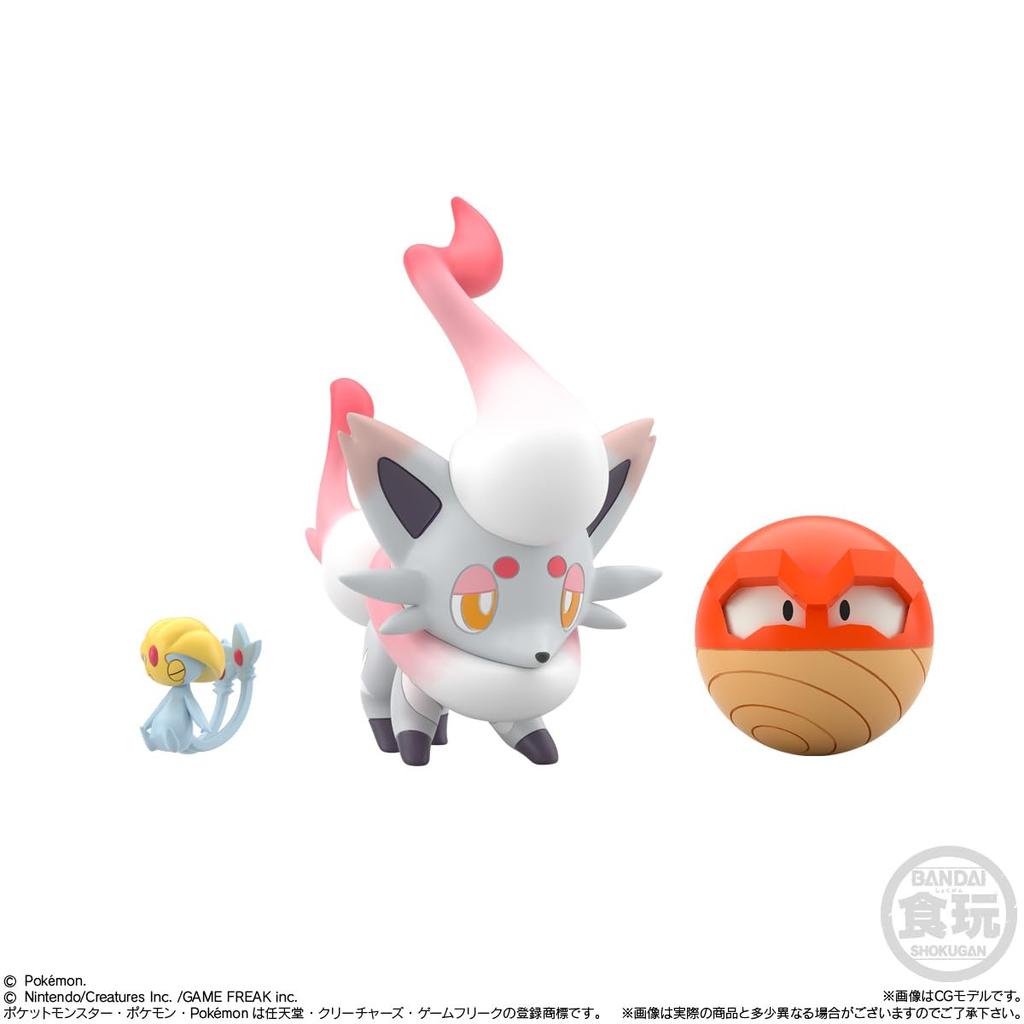 Bandai Покемон Масштабный Мир Регион Нефритовый Набор Жевательная Конфета Игрушка [В коробке/1 шт.]