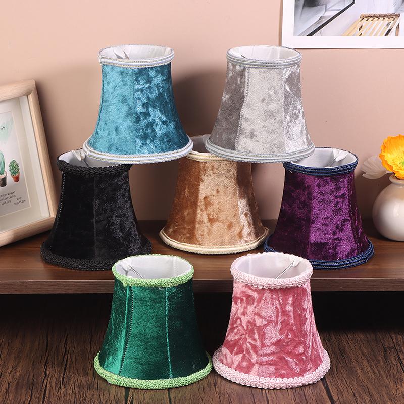 1 шт. ретро абажур ткань однотонная люстра ткань абажур настенный светильник свеча люстра крышка корпус аксессуары