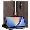 Samsung Galaxy A54 Case, ERBORD Vintage Wallet with Flip, Coffee