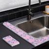 Reusable Sink Absorbent Sticker Washable Waterproof Sticker Anti-frost Dew Sticker  for Wash Basin