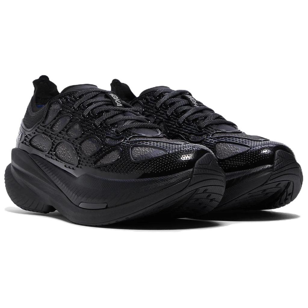 HOKA Mach X Caged Black Midnight Blue Unisex Sneakers 1168932-BMD