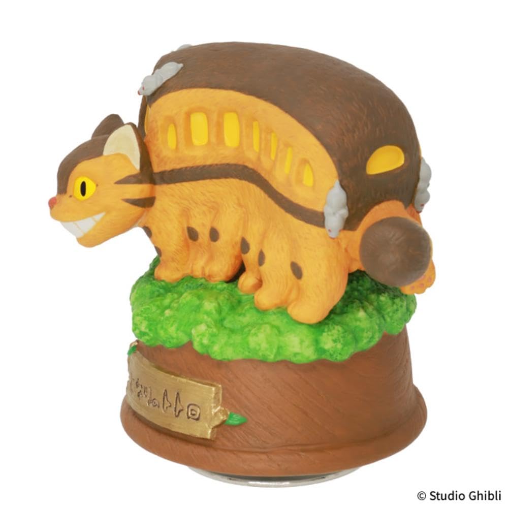 Студия Секигути Studio Ghibli Мой сосед Тоторо Фарфоровая музыкальная шкатулка Котобус на дереве 403554 Один размер