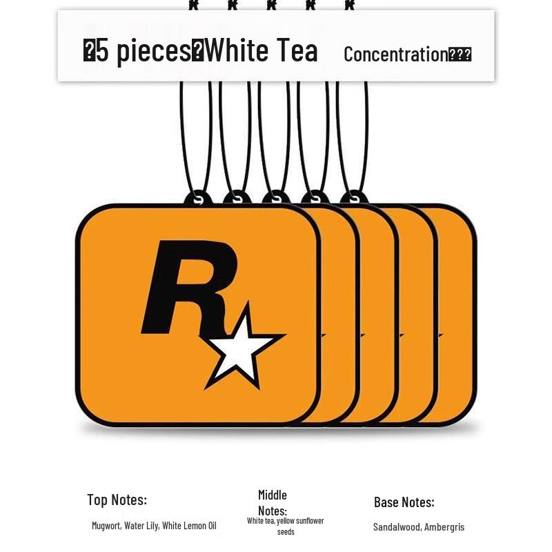 Карточная Звезда Буква R Долгоиграющий Ароматизатор Воздуха для Автомобиля с Эфирным Маслом Украшение