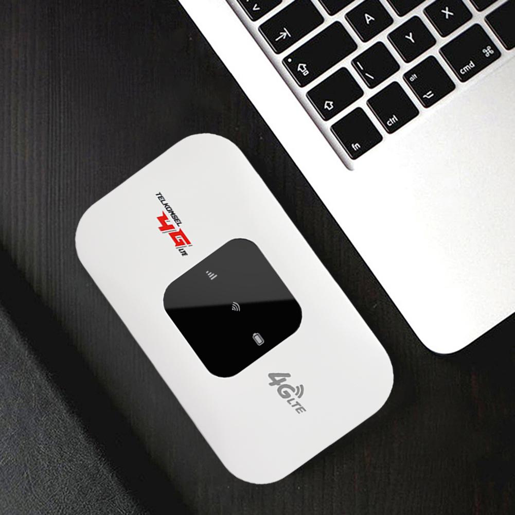 Portable Mini Mobile WiFi Router 150Mbps 4G LTE Pocket Mobile Hotspot  8 To 10 Users with SIM Card Slot for Car Travel Vacation