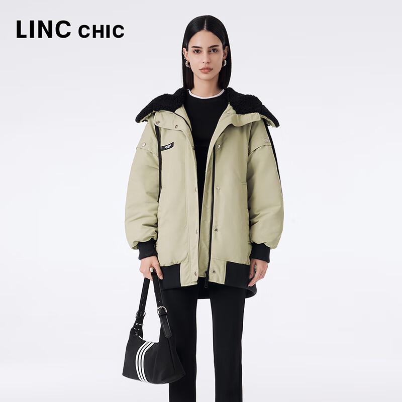 Jinyujie Women's Urban Hooded Mid-Length Down Jacket