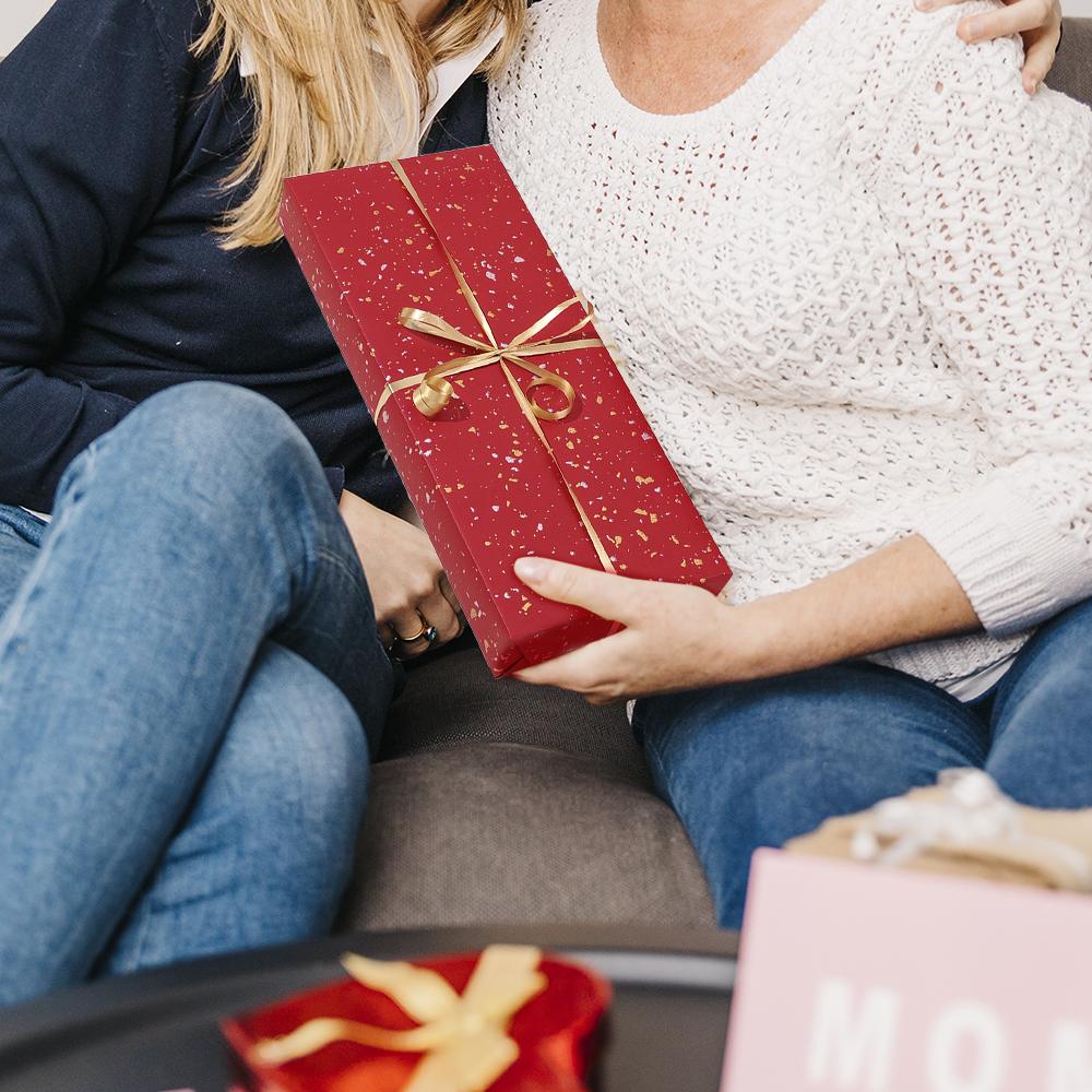 Premium Large Roll Hot Stamping Gift Wrapping Paper Elegant Gift Packaging for Wedding Birthday Christmas Valentine'sDay NewYear