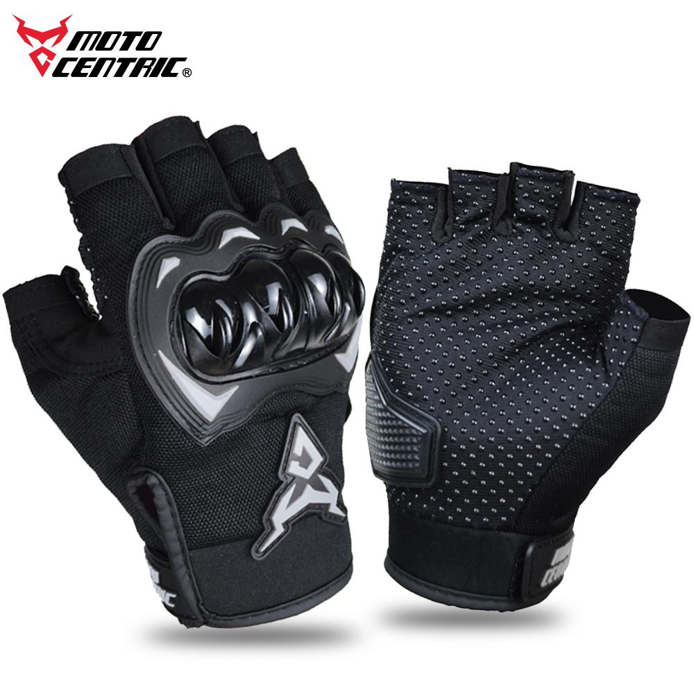 MOTOCENTRIC Summer Motorcycle Gloves Half Finger Breathable Motorcyclist Gloves ATV MTB Cycling Gloves Anti-fall Palm Guard Moto