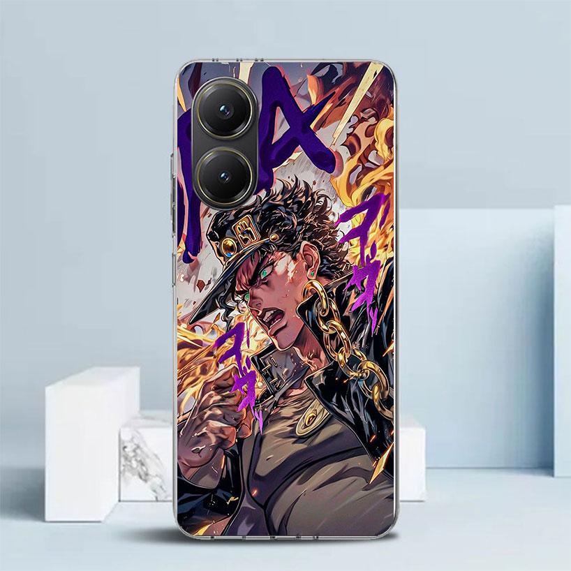 JoJo's Bizarre Adventure Куджо Джотаро Мягкий Чехол для Xiaomi Poco F7 Ultra X7 X6 X5 Pro M7 Чехол для Телефона Redmi 15 15C 13 13C 12 12C 1