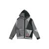 Kyrie Irving Color-Block Zip-Up Hoodie Jacket Men Outerwear Gray BV9286-010