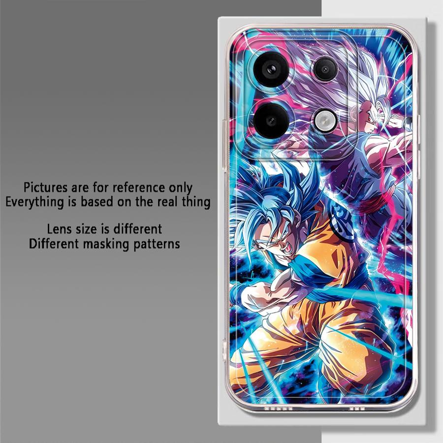 Case for Xiaomi Redmi Note 14 Pro Plus 13C 11 9 10 10S A4 12S Note 13 14C 12 11S Soft Phone Cover Red Son Goku