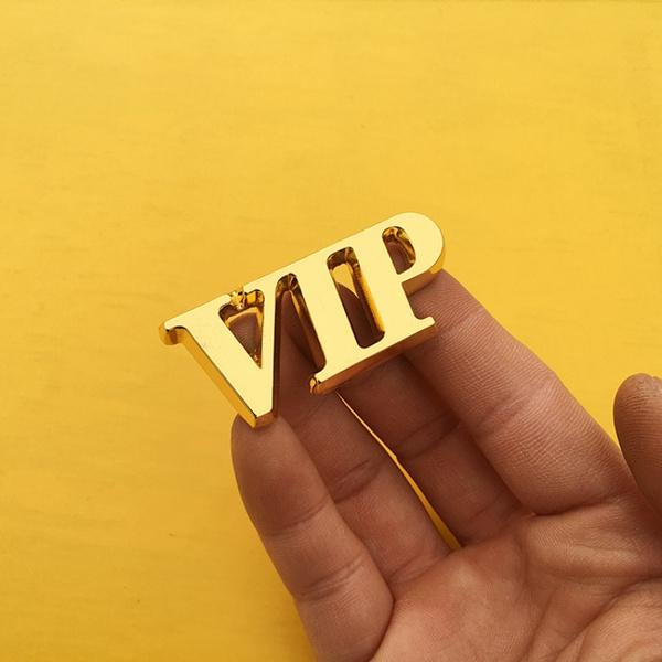 Car Styling 3D Metal Stickers VIP Junction Produce Emblem Decal Auto Accessories