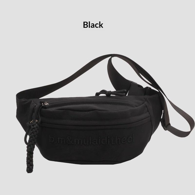 Unisex Canvas Crossbody Bag Able Compact With Multiple Convenient Compartments Suitable For School And Casual Outings