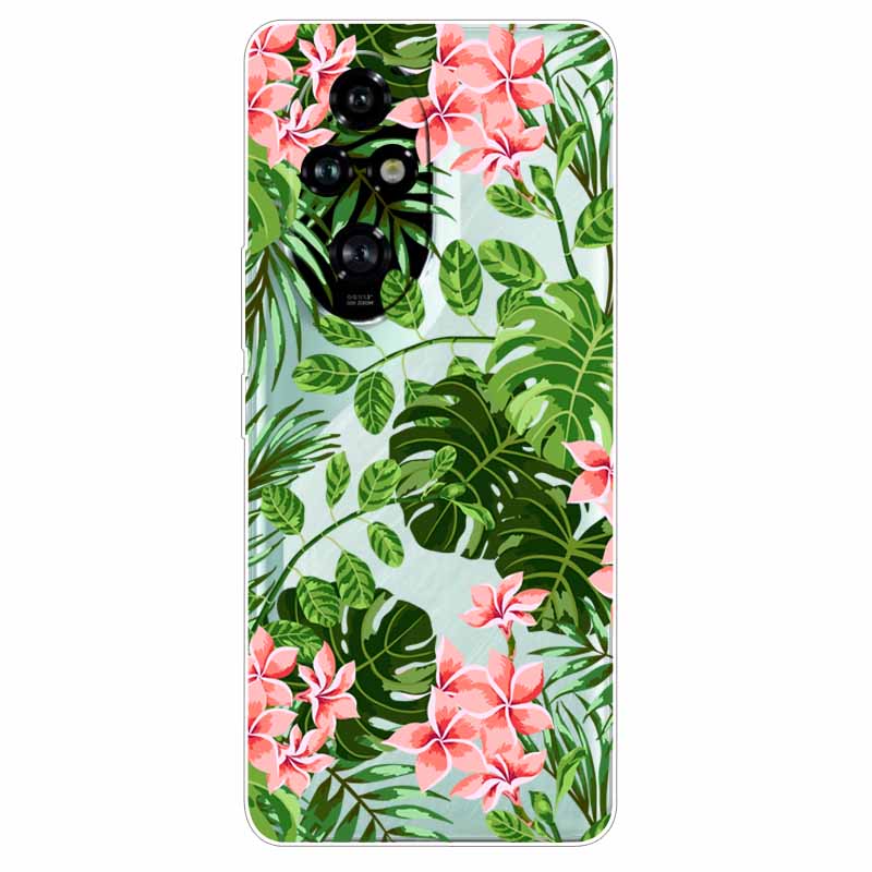 For Honor 200 / 200 Lite / 200 Pro Case Clear Soft TPU Lovely Silicone Back Cases for Honor 200 Pro Transparent Cat Bumpers