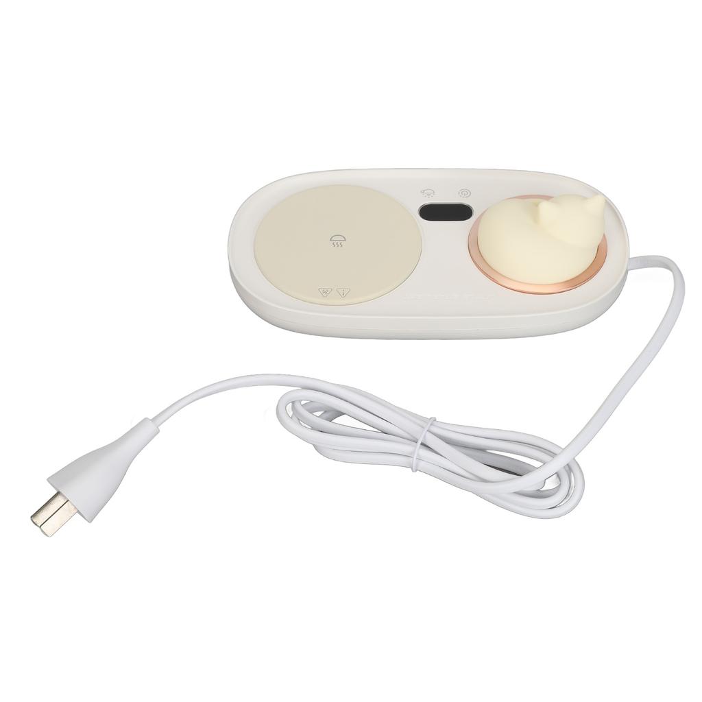 Подогреватель кружек Милый кот Электрический подогреватель чашек 3 температуры Регулируемая нагревательная пластина для кружек для кофе и чая