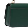 Michael Kors Mk Delancey Metal Logo Chain Shoulder Bag Leather Crossbody Handbag Small Women handbags Green 32T4GD8C5L-372
