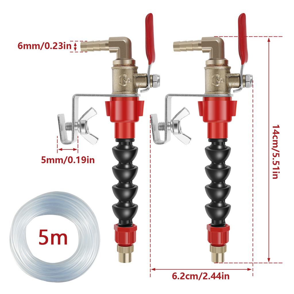 System Nozzle Coolant Misting Dust-proof Dust Remover Water Sprayer For Marble Brick Tile Cutting Machine Angle Grinder Cutter