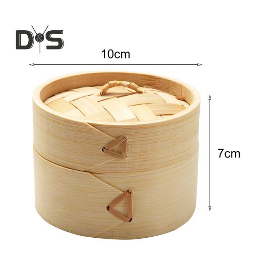 Бамбуковый отпариватель, экологически чистый китайский стиль, основной цвет, натуральная паровая корзина ручной работы